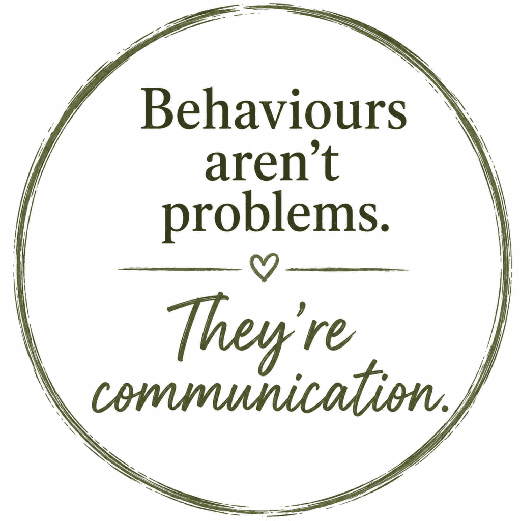 Behaviours aren't problems, they're communication